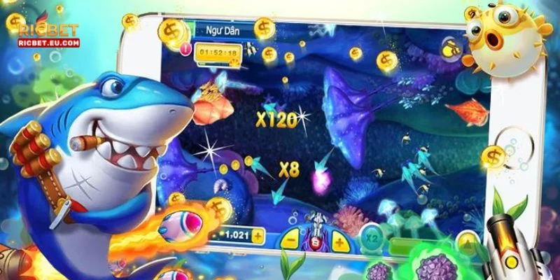 RICBET là nhà cái có kho game bắn cá cực hấp dẫn.
